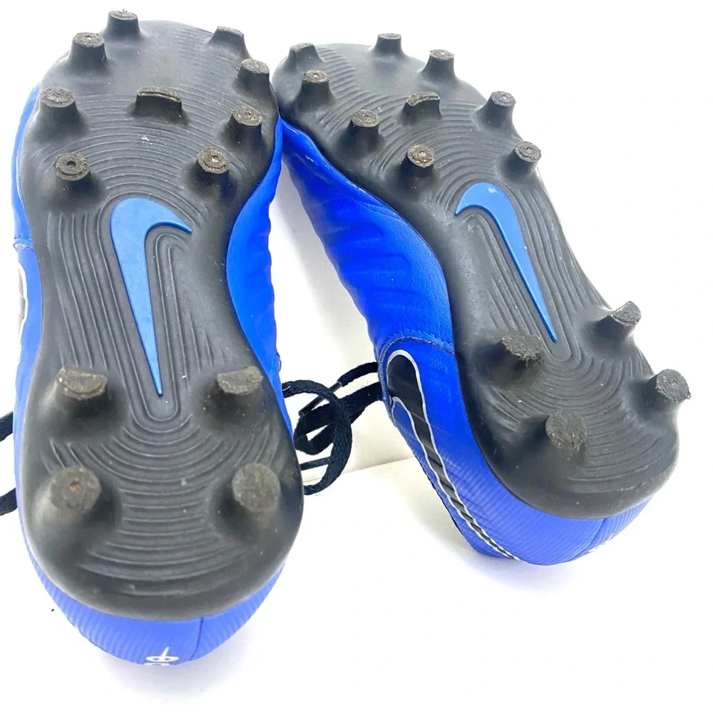 Nike Jr Youth Tiempo Legend 7 Racer Blue/Metallic Silver Soccer Cleats